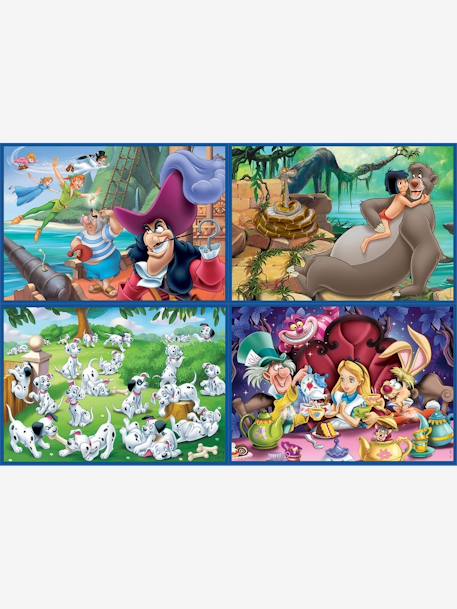 Lot de 4 puzzles progressifs 50 à 150 pièces Multi 4 Classiques Disney® EDUCA BLANC 