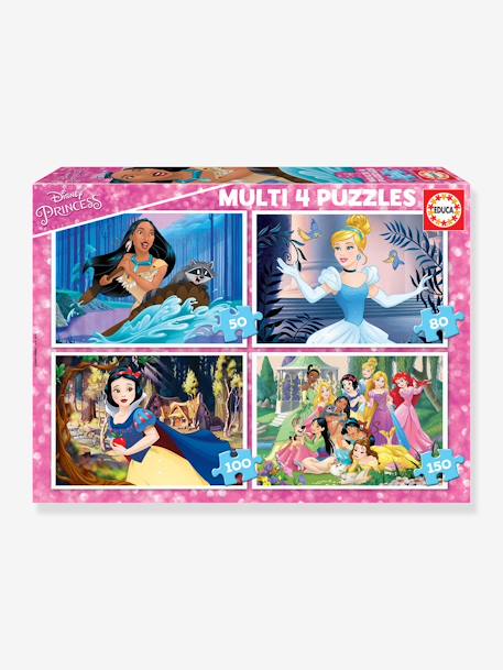 Puzzles in 4 Schwierigkeitsstufen Disney® Prinzessin BUNT 