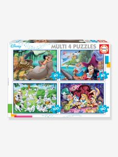 Lot de 4 puzzles progressifs 50 à 150 pièces Multi 4 Classiques Disney® EDUCA