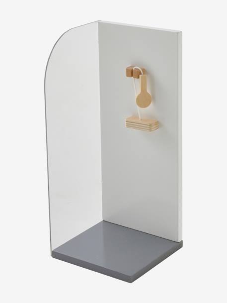 Mobilier de salle de bain pour poupée mannequin en bois FSC® blanc 