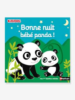Spielzeug-Bücher (französisch)-Erste Geschichten-Französischsprachiges Bilderbuch KiDiDOC „Bonne nuit bébé panda !“ NATHAN