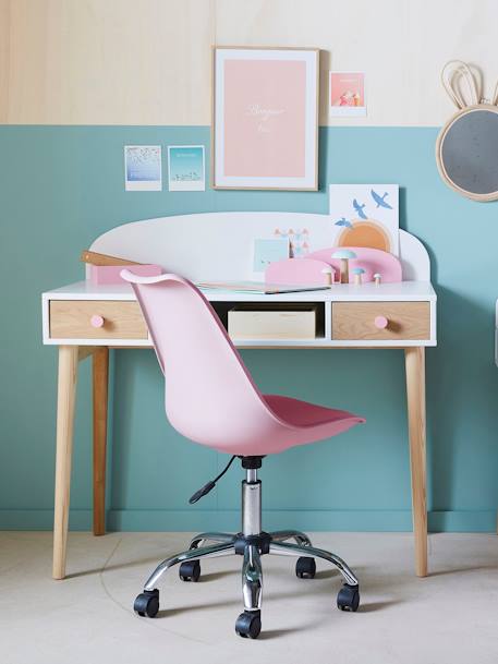 Moderner Schreibtischstuhl GRAU+GRÜN+HIMBEER+MARINE+ROSA+senfgelb+violett+WEISS 