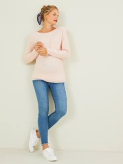 Klinikkoffer-Umstandsmode-Jeans-7/8 Slim-Fit-Jeans für die Schwangerschaft