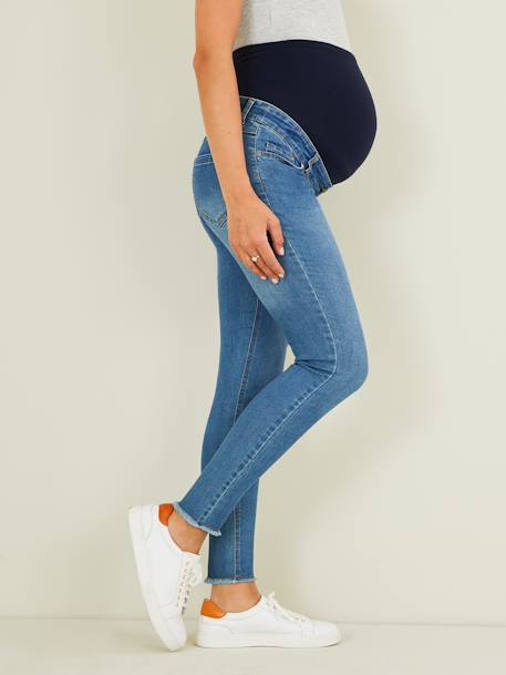 Jean skinny de grossesse 7/8ème Denim bleached 