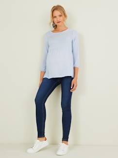 Winter-Kollektion-Umstandsmode-Jeans-Skinny-Umstandsjeans, schmaler Stretcheinsatz