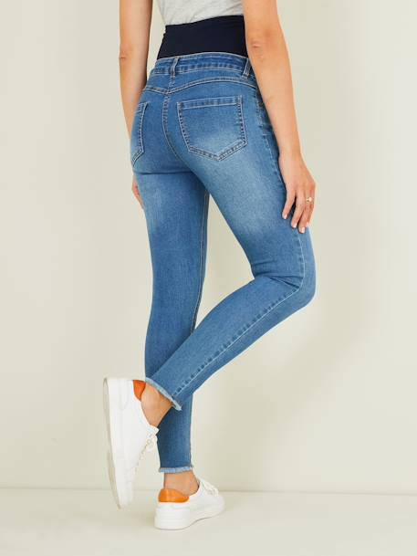 Jean skinny de grossesse 7/8ème Denim bleached 