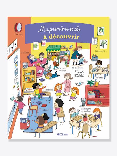 Französischsprachiges Kinderbuch 'Ma première ecole à découvrir' AUZOU BUNT 
