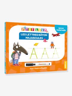 Spielzeug-Bücher (französisch)-Lernbücher-Französischsprachiges Kinderbuch-mit Stift - P'TIT LOUP Les lettres bâton majuscules