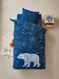 Polarstern Serie-Bettwäsche & Dekoration-Kinder-Bettwäsche-Bettbezug-Bettwäsche-Set für Kinder „Eisbär“
