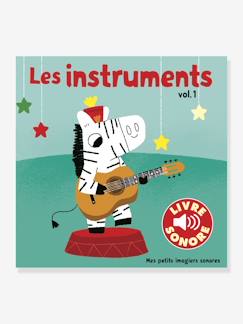 Bücher-Spielzeug-Bücher (französisch)-Soundbücher -Französischsprachiges Soundbuch „Les instruments, vol. 1“ GALLIMARD JEUNESSE