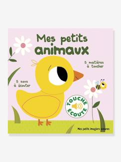 Spielzeug-Bücher (französisch)-Erste Geschichten-Französischsprachiges Soundbuch „Mes petits animaux“ GALLIMARD JEUNESSE