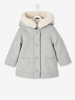 Mädchen Baby Mantel mit Kapuze