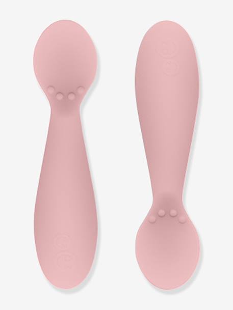 2er-Pack Esslern-Löffel „Tiny Spoon“ EZPZ™ MANDELGRÜN+PUDERROSA 