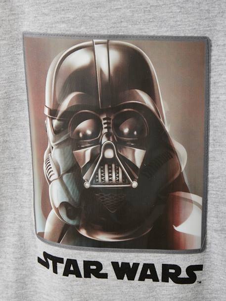 T-shirt Star Wars® garçon motif hologramme gris clair chiné 