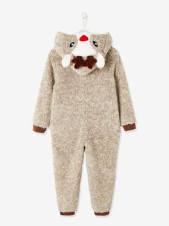 Geschenkideen-Junge-Pyjama, Overall-Jungen Plüsch-Overall, Rentier