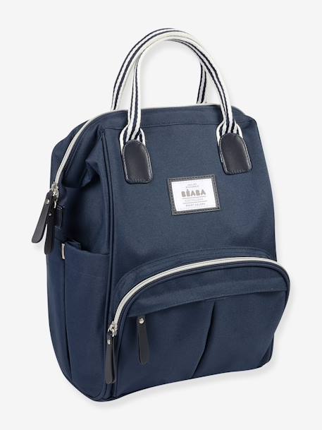 Sac à dos à langer BEABA Wellington Bleu marine+Gris chiné 