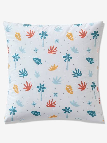 Parure Caradou 'facile à border' avec duvet JUNGLE PARTY BLEU TROPICAL 