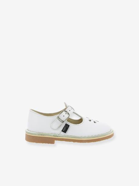 Sandales cuir fille Dingo ASTER® blanc 