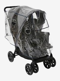 Babys gehen in die Kita-Babyartikel-Kinderwagen-Regenverdeck für Geschwisterkinderwagen