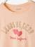 T-shirt fille à message rigolo rose poudré soeurs de coeur 