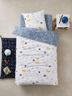Animaux féroces-Linge de maison et décoration-Linge de lit enfant-Parure fourre de duvet + taie d'oreiller enfant COSMOS, essentiels