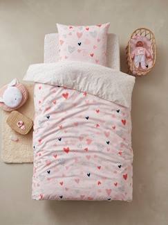 Kleine Herzchen-Bettwäsche & Dekoration-Kinder-Bettwäsche-Bettbezug-Kinder Bettwäsche-Set „Fröhliche Herzen“, essentials
