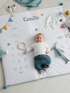 Personnalisation offerte-Linge de maison et décoration-Linge de lit bébé-Couverture, édredon-Tapis photo bébé personnalisable