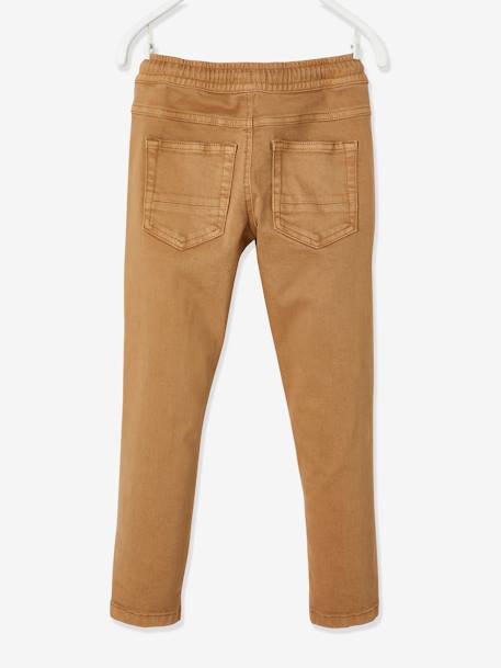 Jungen Hose, Schlupfbund BEIGE+nachtblau 