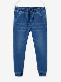 Unsere leicht anzuziehenden Hosen-Junge-Jeans-Jungen Sweathose, Jeans-Optik