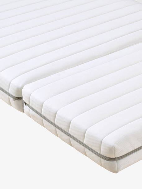 Matelas entretien facile spécial lit évolutif Blanc 