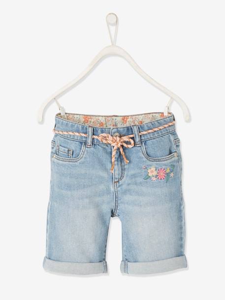Mädchen Jeans-Shorts, bestickt DOUBLE STONE 