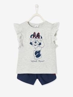 Fille-T-shirt, sous-pull-Ensemble fille T-shirt et short Disney Minnie®