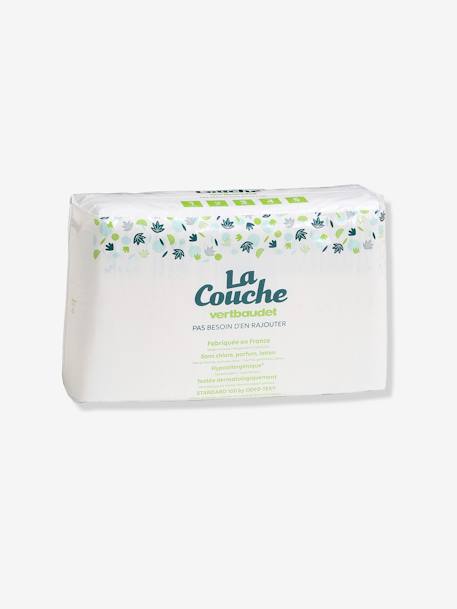 Box de 6 paquets de 35 couches T2 (de 3 à 6 kg) T2 VERTBAUDET blanc 