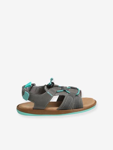 Jungen Klettsandalen BLAU+GRAU+KHAKI 