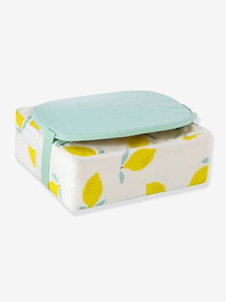 Rehausseur de chaise Easy up BABY TO LOVE gris étoiles+HAPPY LEMON+rayé bleu 