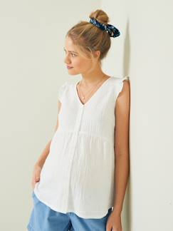 Sélection Printemps-Vêtements de grossesse-Collection allaitement-Blouse de grossesse et d'allaitement gaze de coton