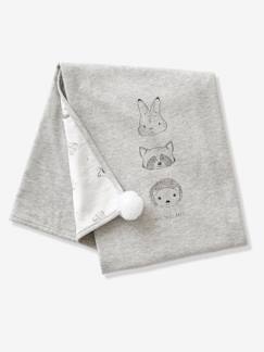 Kaninchen-Bettwäsche & Dekoration-Baby-Bettwäsche-Bettdecke, Steppdecke-Bio-Kollektion: Baby Decke „Kleine Freunde“