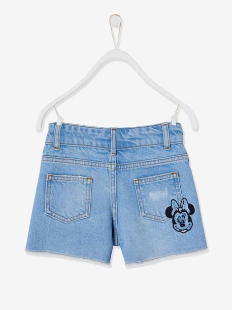Mädchen Jeans-Shorts MINNIE MAUS®, bestickt DENIM BLEACHED 