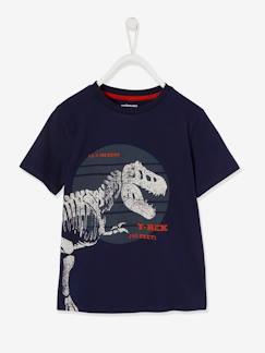 Junge-T-Shirt, Poloshirt, Unterziehpulli-T-Shirt-Jungen T-Shirt, Dinosaurier