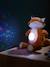 Veilleuse projecteur d'étoiles Renard bleu jean+dinosaure+gris+jaune d'or+orange 