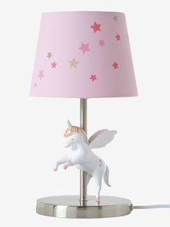 Frühling im Kinderzimmer-Bettwäsche & Dekoration-Dekoration-Lampe-Stehlampe-Kinder Nachttischlampe mit Einhorn