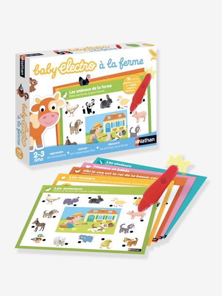 Französisches interaktives Kinder Lernspiel „Baby électro à la ferme“ NATHAN mehrfarbig 