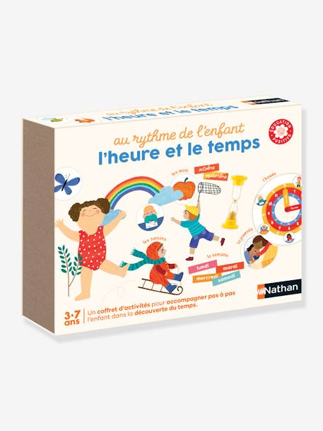 Französisches Kinder Lernspiel „L'heure et le Temps“ NATHAN mehrfarbig 