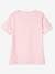 vertbaudet x Studio Jonesie: Damen T-Shirt FAMILY TEAM, Bio-Baumwolle rosa 