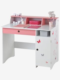 Schulstart-Zimmer und Aufbewahrung-Zimmer-Schreibtisch, Tisch-Schreibtisch 6-10 Jahre-Kinderschreibtisch "Schmetterlinge"