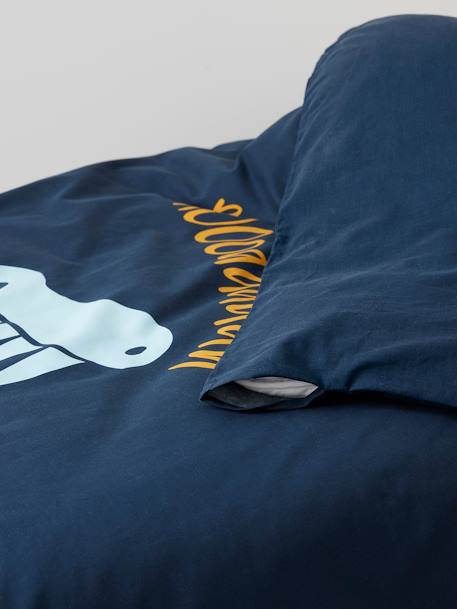 Parure enfant Magicouette DINORAMA, sans duvet bleu 