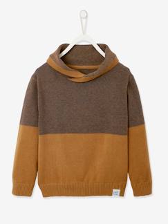 Strickkleidung-Junge-Pullover, Strickjacke, Sweatshirt-Jungen Pullover mit Kragen