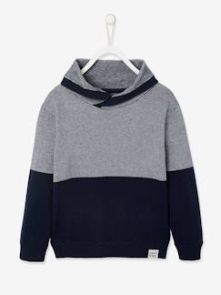 Happy School-Junge-Pullover, Strickjacke, Sweatshirt-Pullover-Jungen Pullover mit Kragen