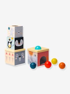 Spielzeug-Erstes Spielzeug-Erstes Lernspielzeug-Stapelturm mit Bällen BUKI