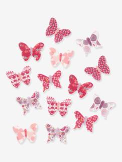 Dekoidee Inspirationswand-Bettwäsche & Dekoration-Dekoration-Tapete, Sticker-14er-Set Deko-Schmetterlinge